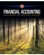 Financial Accounting The Impact on Decision Makers 10e Gary A Porter Curtis L Norton - Test Bank