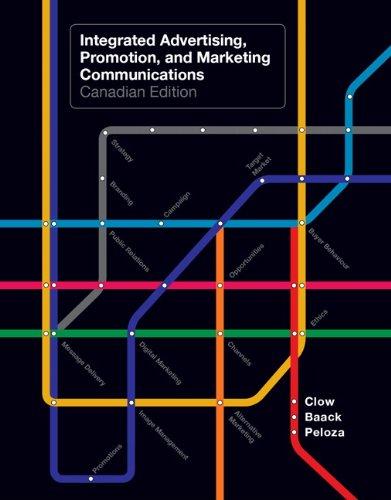 Integrated Advertising Promotion And Marketing Communications 1st Canadian Edition By Clow - Test Bank
