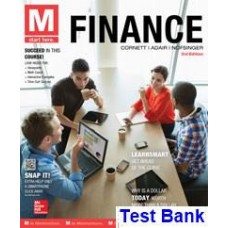 M Finance 3rd Edition By Cornett - Test Bank
