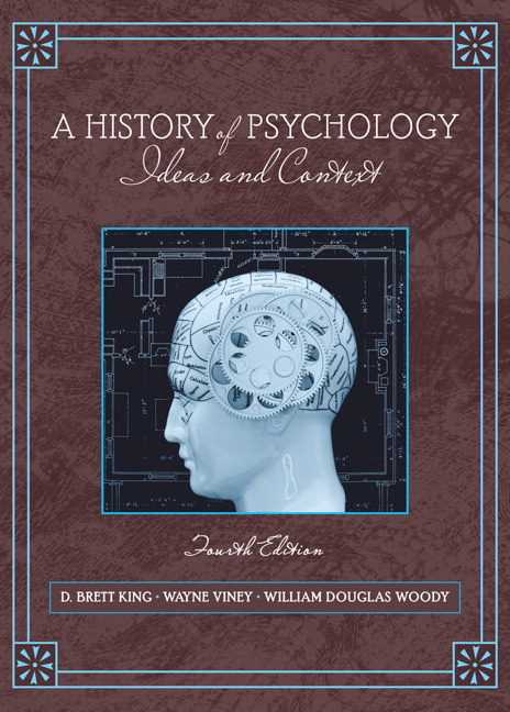 A History Of Psychology Ideas and Context 4th Edition by King - Test Bank