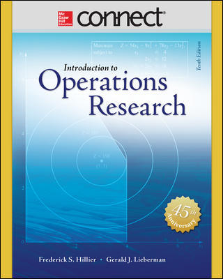 Introduction To Operations Research By Frederick Hillier - Test Bank