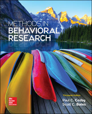 Methods in Behavioral Research 13Th Edition By Paul - Test Bank