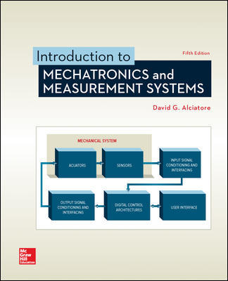 Introduction to Mechatronics And Measurement Systems 5Th Edition By David Alciatore - Test Bank