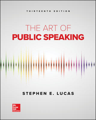 The Art of Public Speaking 13Th Edition By Stephen Lucas - Test Bank