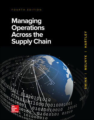 Managing Operations Across the Supply Chain 4Th Edition By Morgan Swink - Test Bank