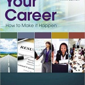 Your Career How To Make It Happen 9th Edition by Lauri Harwood - Test Bank