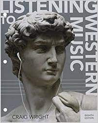 Listening to Western Music 8th Edition by Craig Wright - Test Bank