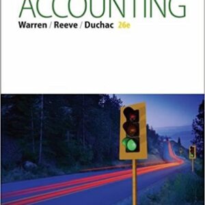 ACCOUNTING 26TH EDITION BY WARREN -TEST BANK