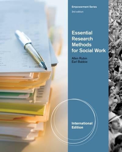 Essential Research Methods for Social Work, International Edition by Allen - Test Bank