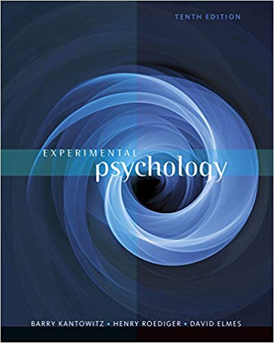 Experimental Psychology 10th Edition by Barry H. Kantowitz  - Test Bank