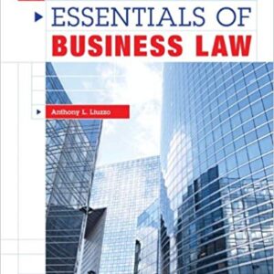Essentials of Business Law 8th Edition by Anthony Liuzzo - Test Bank