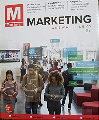 M Marketing 6th Edition by Dhruv Grewal  - Test Bank
