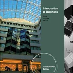 Introduction to Business International Edition 11th Edition by William M. Pride - Test Bank