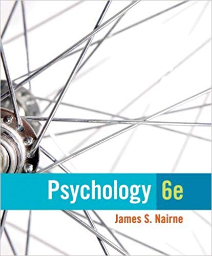 Psychology 6th Edition By James S. Nairne  - Test Bank