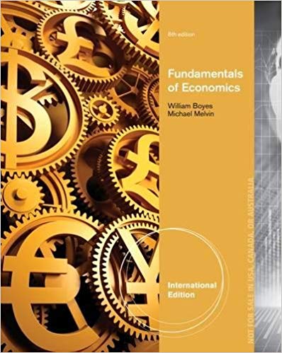 Fundamentals of Economics International Edition 6th Edition by Melvin Boyes  - Test Bank