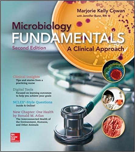 Microbiology Fundamentals A Clinical Approach 2nd Edition by Marjorie Kelly Cowan - Test Bank