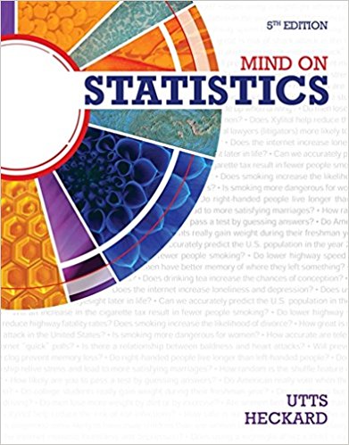 MIND ON STATISTICS 5TH EDITION BY UTTS - TEST BANK