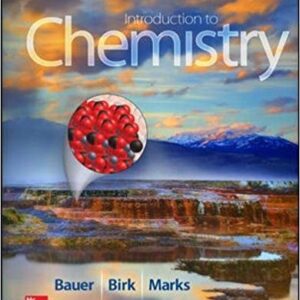 Introduction to Chemistry 4th Edition by Rich Bauer  - Test Bank