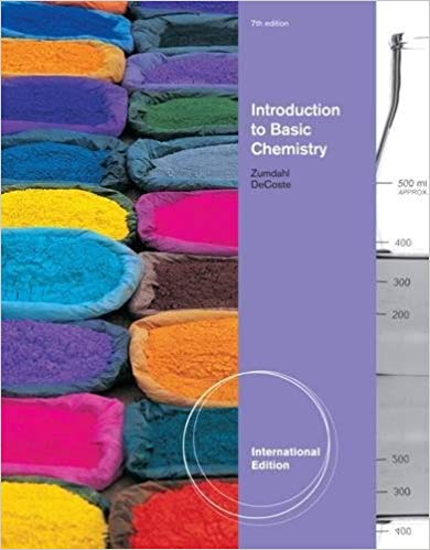 Introduction To Basic Chemistry, 7Th International Edition by Steven Zumdahl - Test Bank