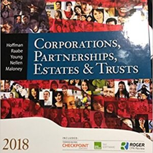 South Western Federal Taxation 2018 Corporations, Partnerships, Estates and Trusts 41st Edition by William - Test Bank