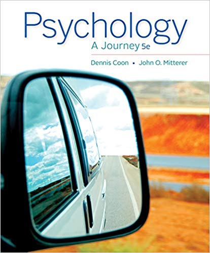 Psychology A Journey 5th Edition by Dennis Coon  - Test Bank