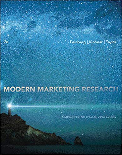 Modern Marketing Research Concepts Methods, and Cases 2nd Edition by Fred M. Feinberg - Test Bank