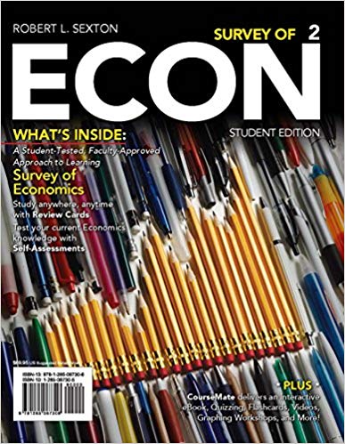Survey of ECON 2nd Edition by Robert L. Sexton  - Test Bank