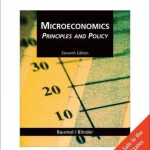 Microeconomics Principles Principles and Policy International Edition 11th Edition by William J - Test Bank