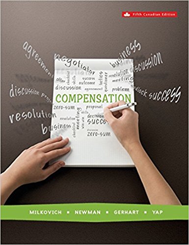 Compensation 5th Edition By Jerry Newman, Suny Buffalo - Test Bank