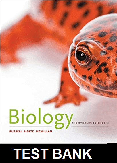 Biology The Dynamic Science 4th Edition Russell - Test Bank