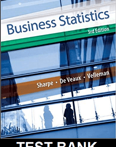 Business Statistics 3rd Edition By Sharpe - Test Bank