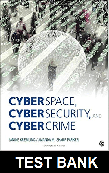 Cyberspace Cybersecurity and Cybercrime 1st Edition By Kremling - Test Bank