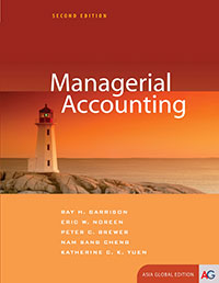 Managerial Accounting AGE Ray Garrison Eric Noreen Peter Brewer 2e - Test Bank