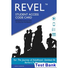 Journey of Adulthood 8th Edition By Bjorklund  - Test Bank