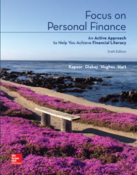 Focus on Personal Finance Jack Kapoor 6e - Test Bank