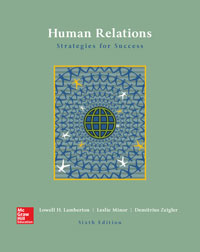 Human Relations Lowell Lamberton 6e - Test Bank