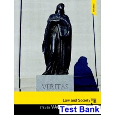 Law and Society Canadian 4th Edition by Vago - Test Bank