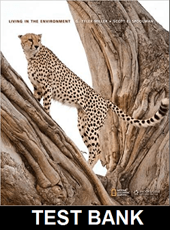 Living in the Environment 18th Edition Miller - Test Bank