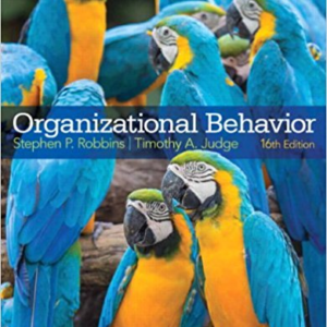 Organizational Behavior 16th Edition by Robbins Judge - Test Bank