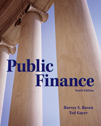 Public Finance Harvey Rosen 10e - Test Bank