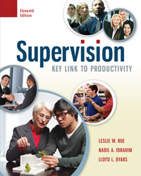 Supervision Key Link to Productivity Leslie Rue 11e - Test Bank