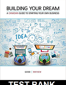 Building Your Dream Canadian 10th Edition By Good - Test Bank