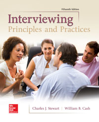 Interviewing Principles and Practices Charles Stewart 15e - Test Bank