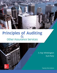 Principles of Auditing & Other Assurance Services Ray Whittington 21e - Test Bank