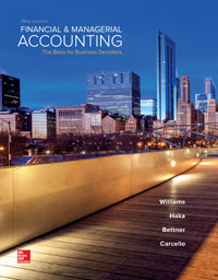 Financial and Managerial Accounting Jan Williams 18e - Test Bank
