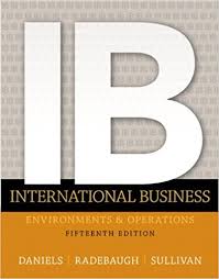 International Business 15th Edition by Daniels - Test Bank