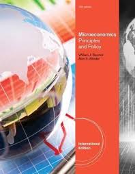 Microeconomics Principles and Policy 12th Edition International Edition by Baumol William J. - Test Bank