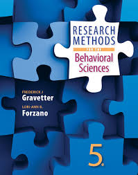 Research Methods for the Behavioral Sciences, 5th Edition Frederick J Gravetter - Test Bank