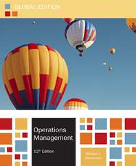 Operations Management, Global Edition 12Th Edition By William Stevenson - Test Bank