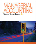 Managerial Accounting 13e Carl Warren James M Reeve Jonathan Duchac - Test Bank